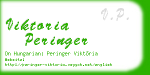 viktoria peringer business card